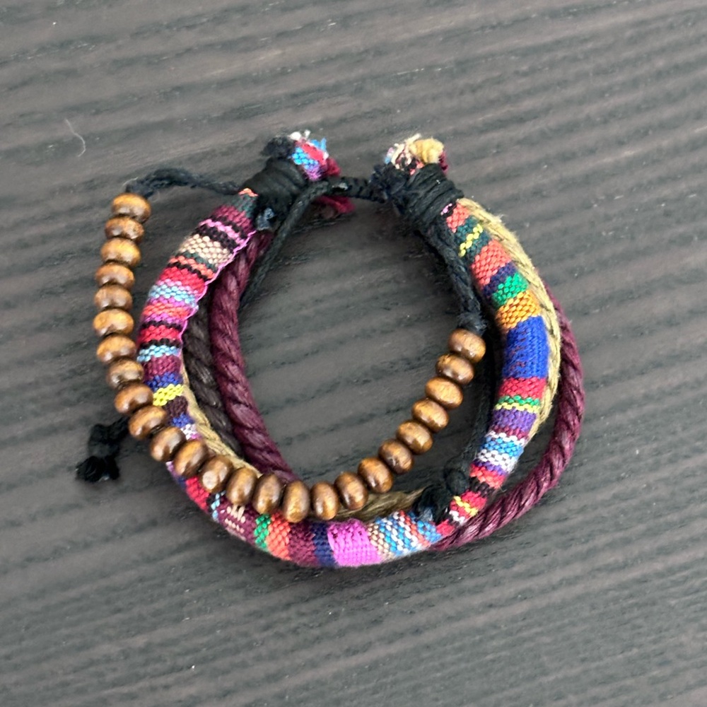 Colorful Woven Beaded Bracelets